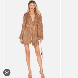 Retrofete sequins turquoise robe dress- Brand New with all tags, never worn.